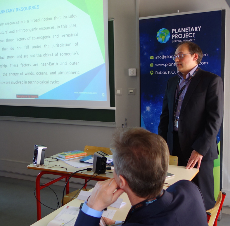 Dr. Vadim Golubev, the Head of Information Monitoring Deparment of the Planetary Development Institute made a presentation entitled, Planetary Rent as a Radical Economic Innovation, at the Global Management Conference, Lille, France